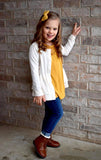 Double Peplum Cardigan - ALL COLORS